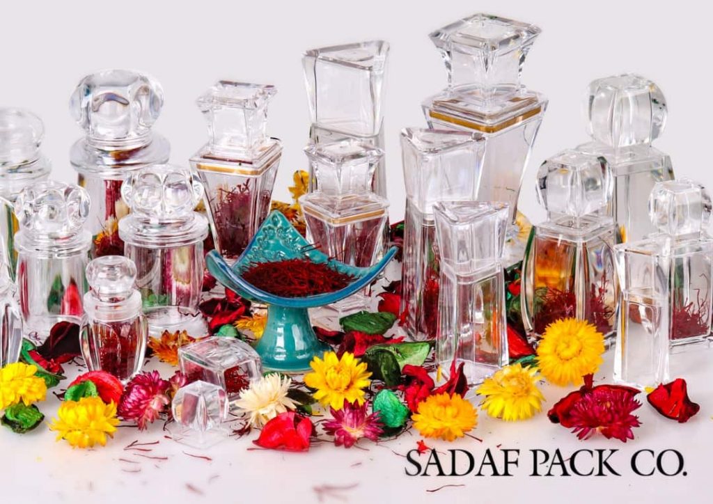 saffron packaging container in middle east countries