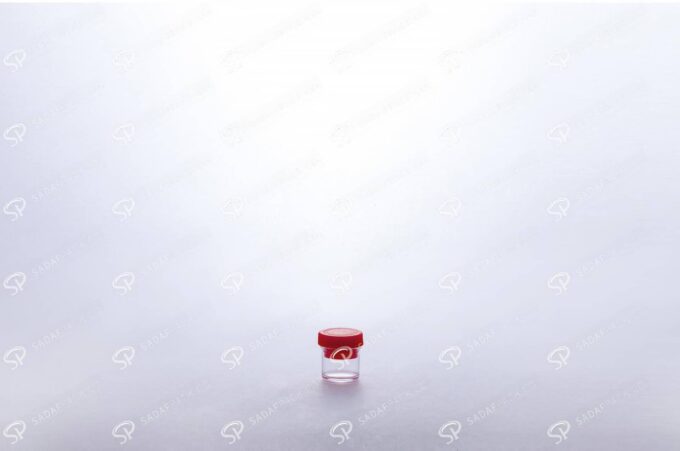 ##tt##-Saffron Powder Crystal Container - Red Short